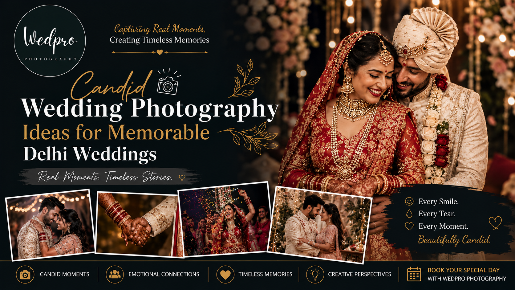Candid Wedding Photography Ideas for Memorable Delhi Weddings