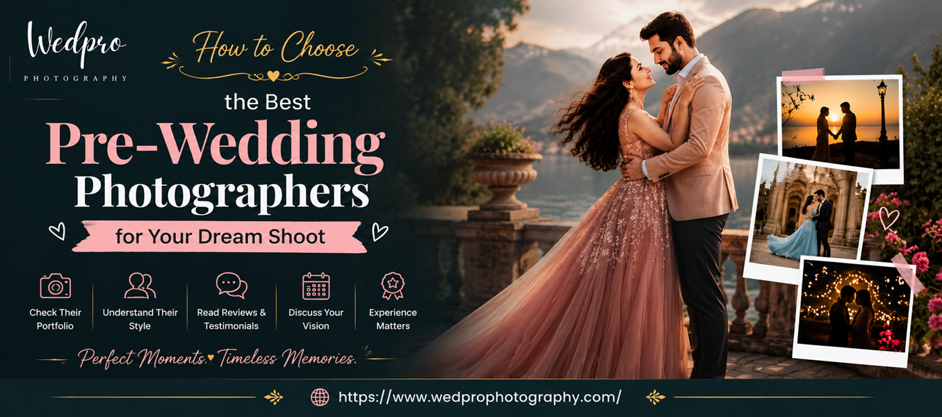 How to Choose the Best Pre-Wedding Photographers for Your Dream Shoot