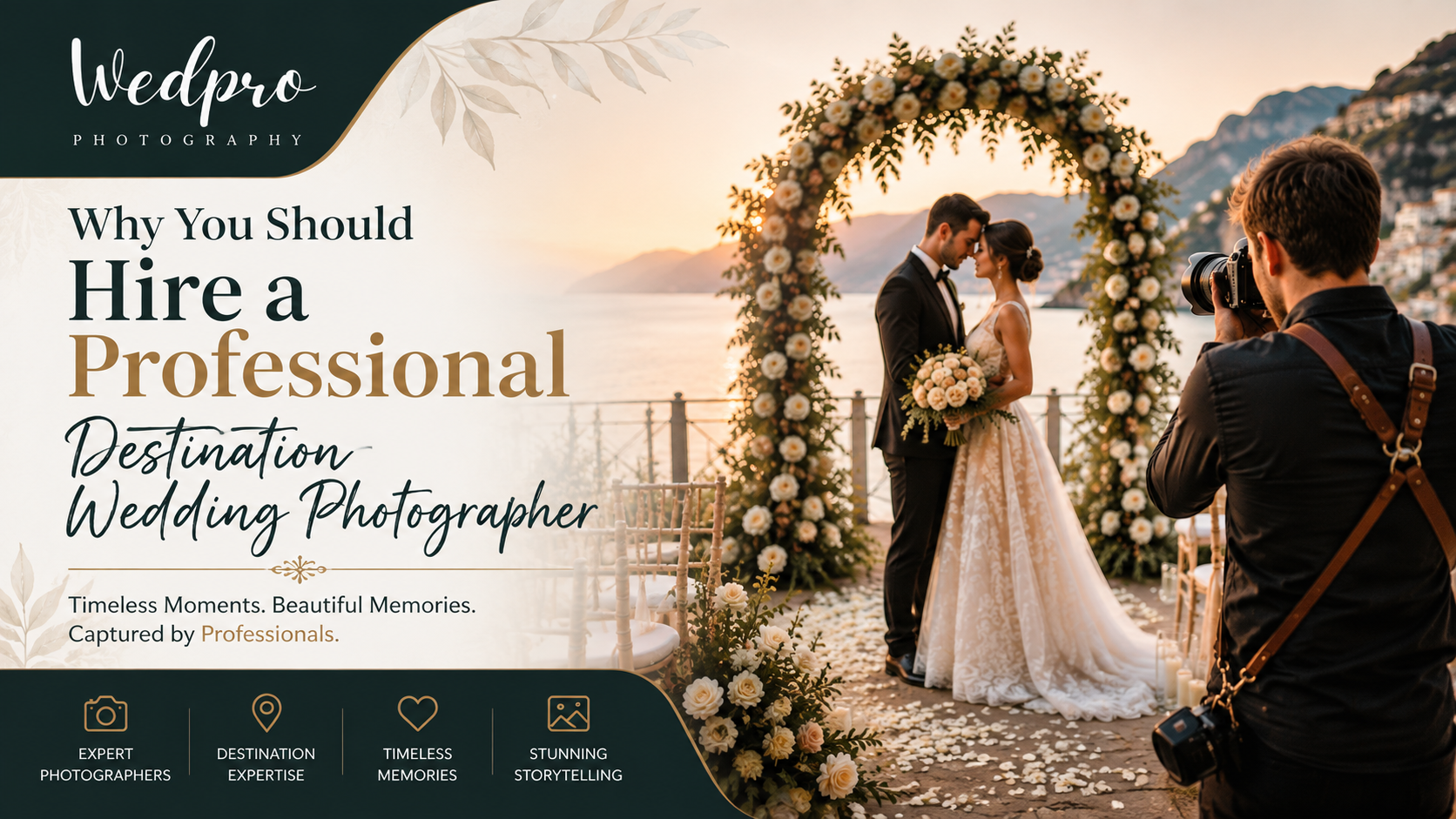 Why You Should Hire a Professional Destination Wedding Photographer
